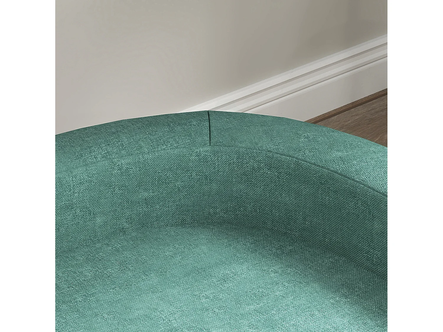 Divano per cani di taglia grande con cuscino sfoderabile verde chiaro