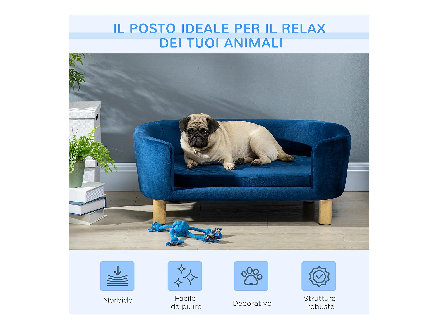 Cuccia per cani da interni divano per gatti cani di taglia piccola media