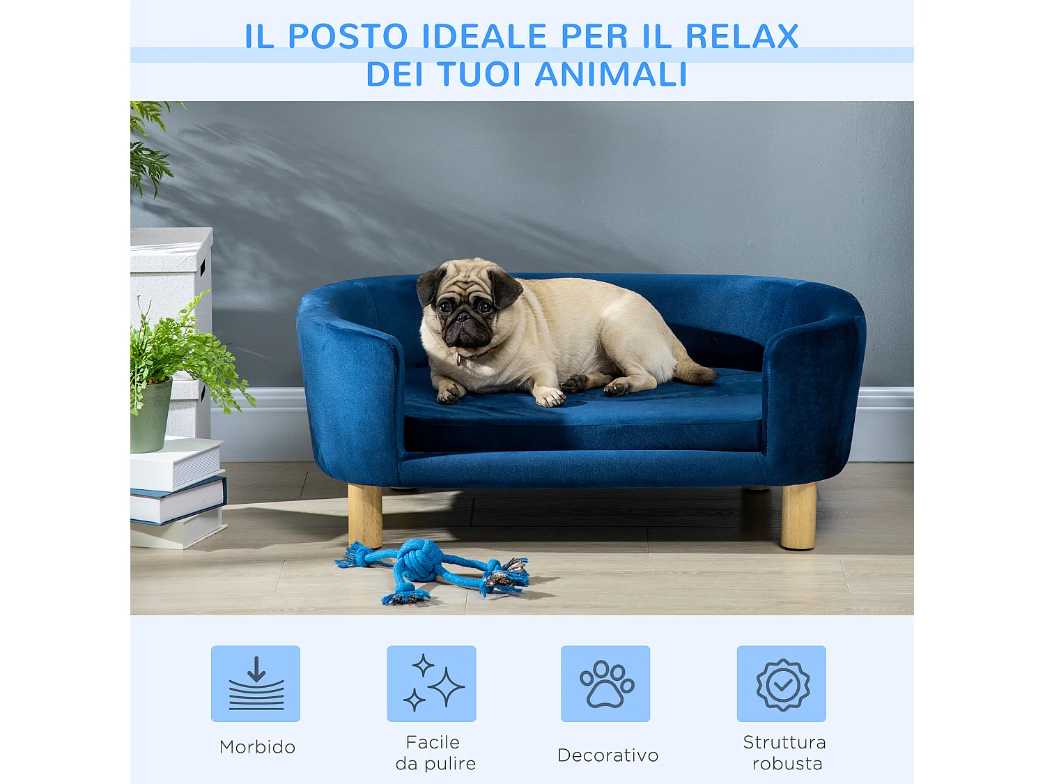 Cuccia per cani da interni divano per gatti cani di taglia piccola media