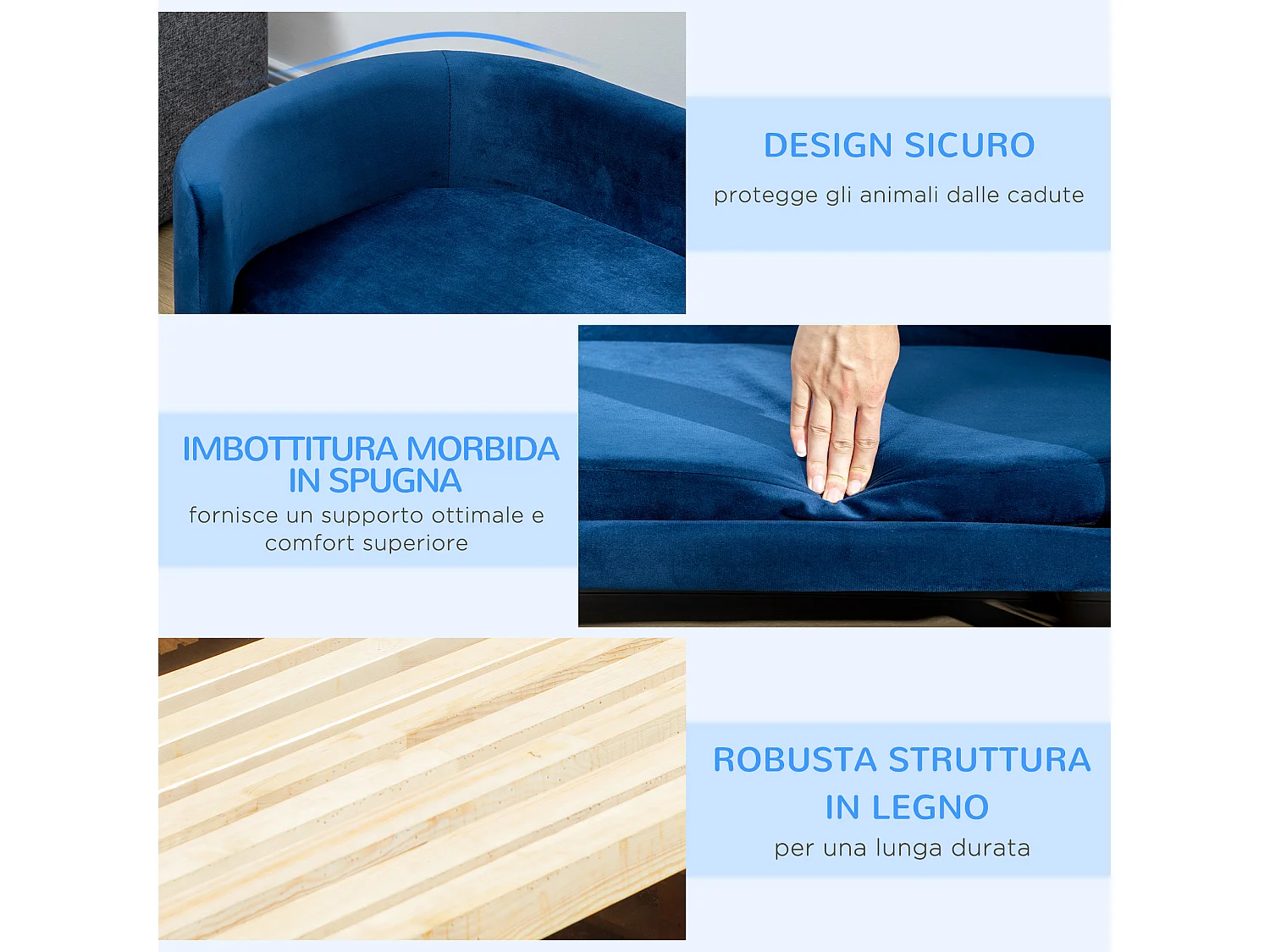 Cuccia per cani da interni divano per gatti cani di taglia piccola media