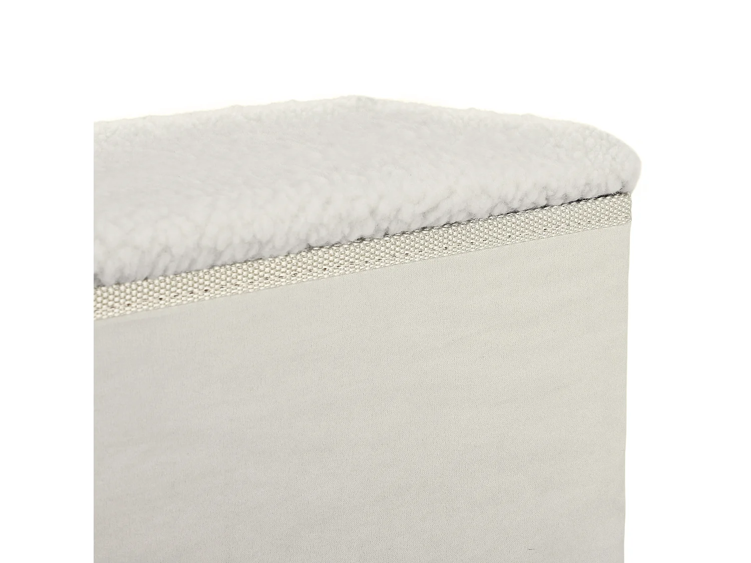 Scaletta per cani 3 gradini con contenitore pieghevole e lavabile bianco