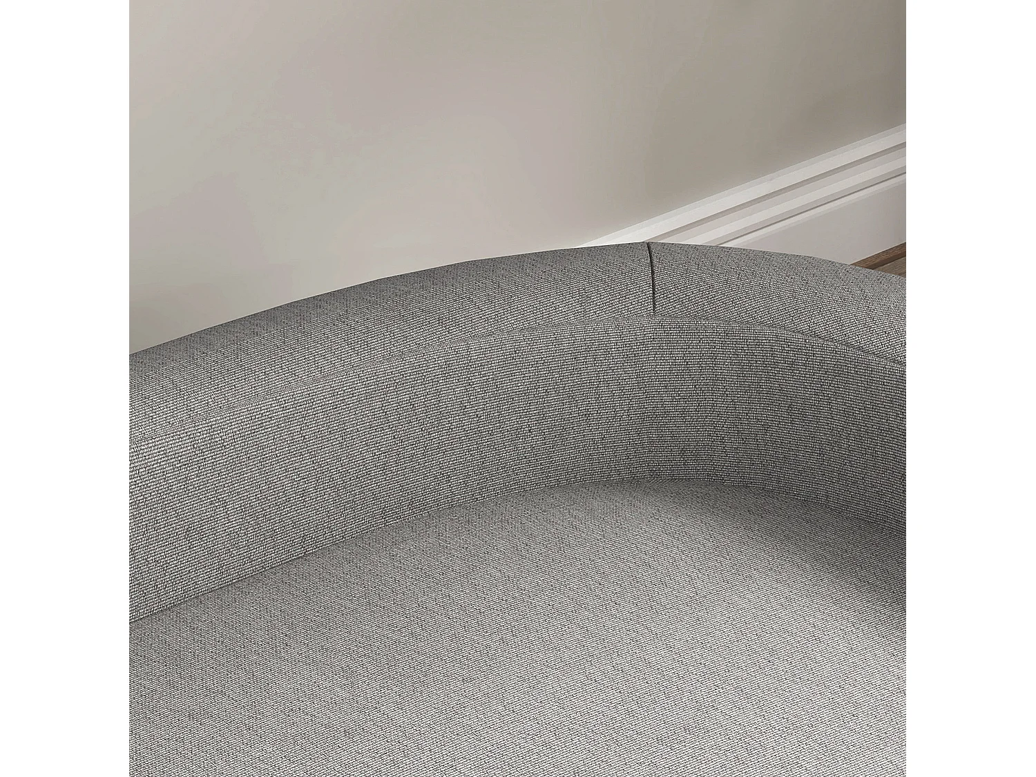 Divano per cani di taglia grande con cuscino sfoderabile grigio