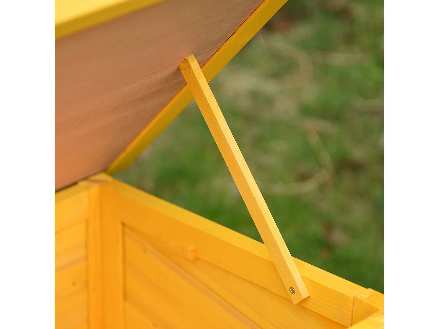 Cuccia casetta per gatti e cani da esterno in legno di abete