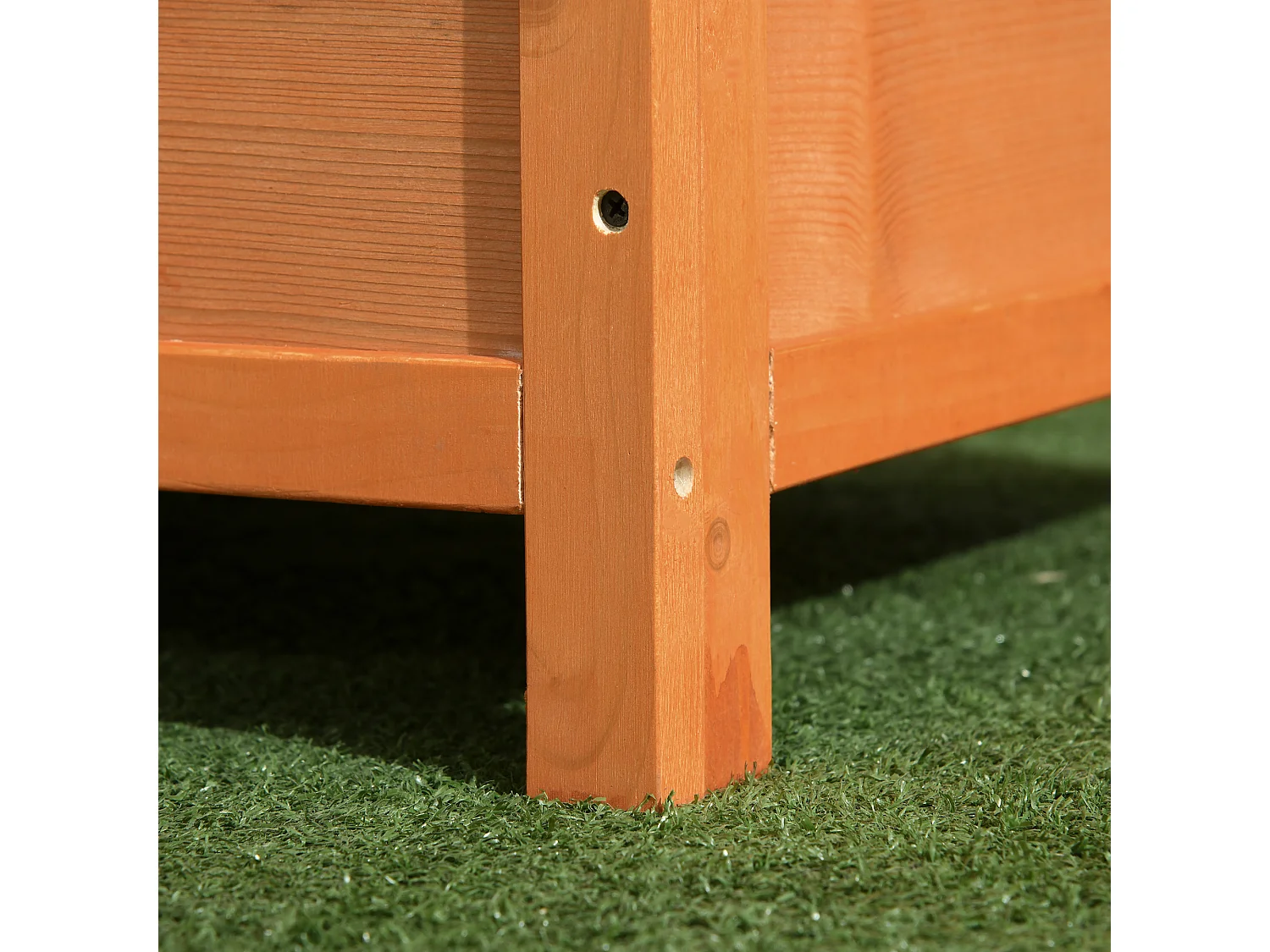 Cuccia a casetta per cani da esterno impermeabile in legno di abete