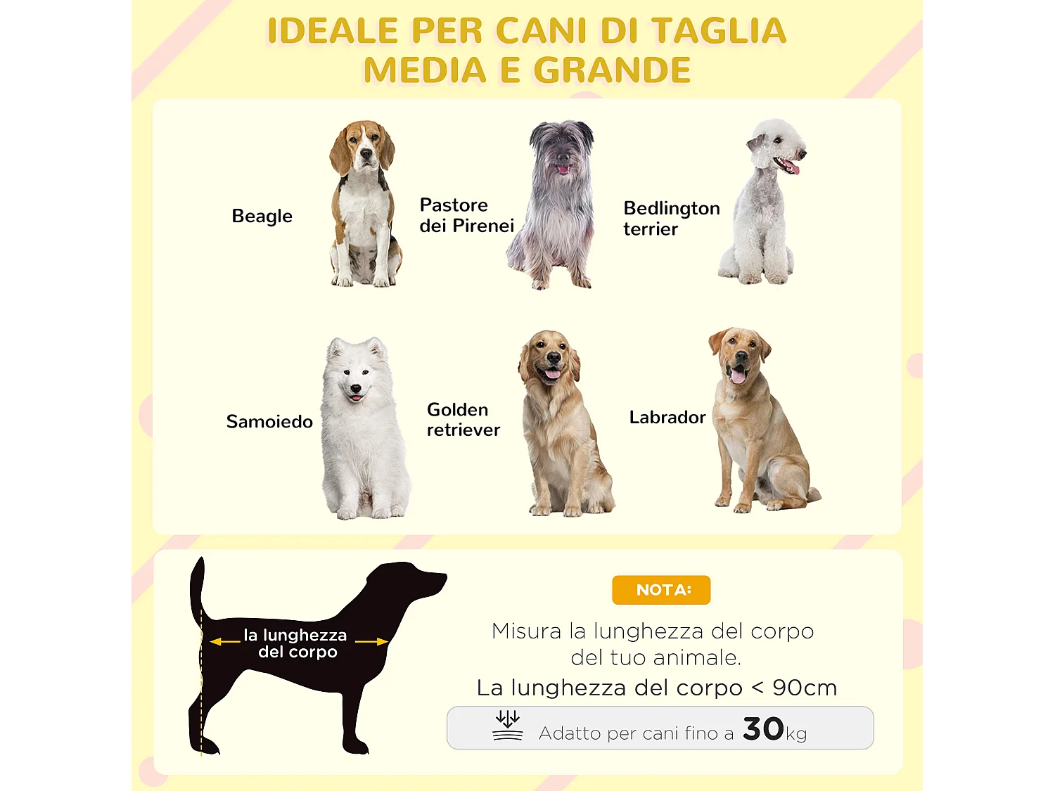 Cuccia per cani da esterno in legno e plastica con portico e finestre