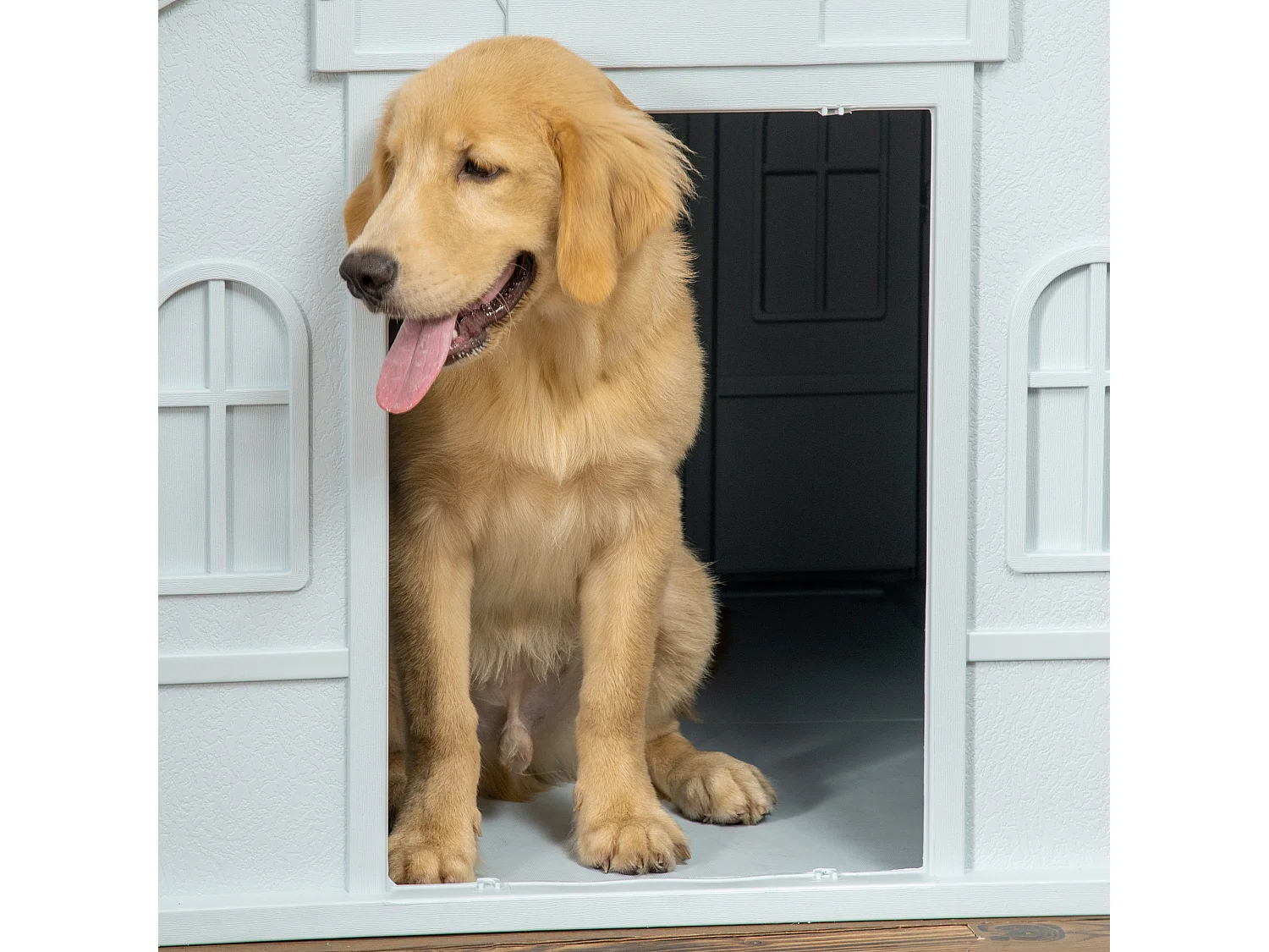 Cuccia per cani taglia media e grande in pp impermeabile blu