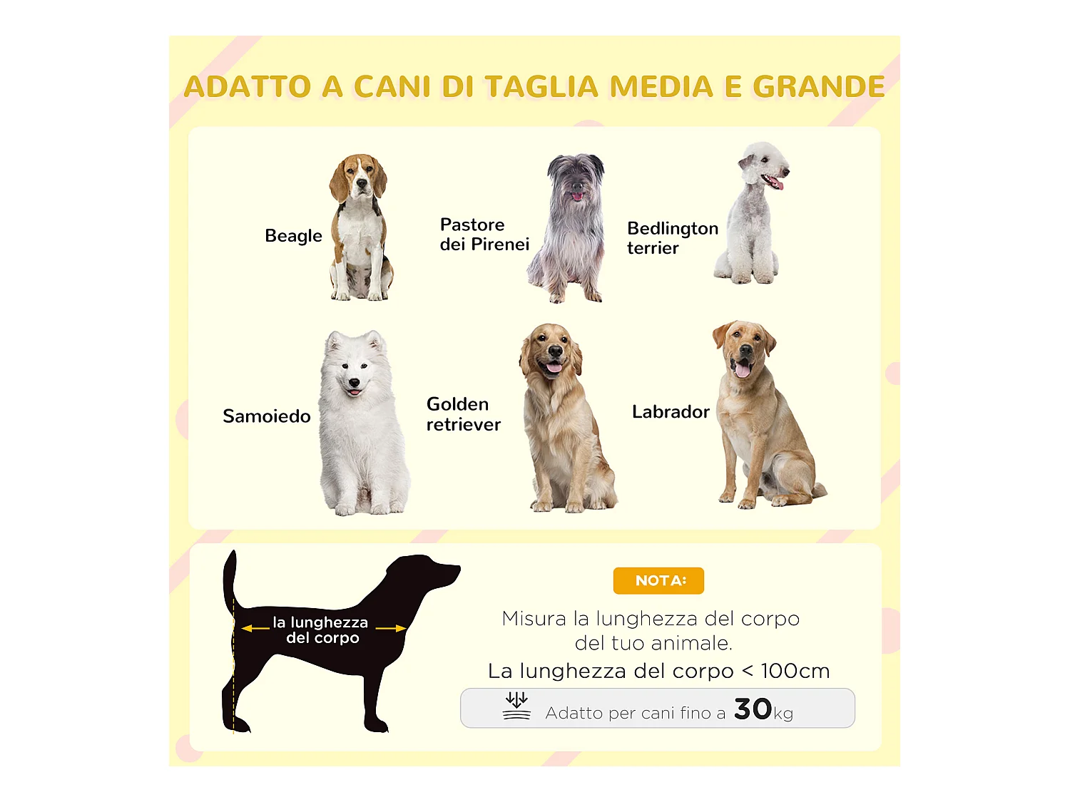 Cuccia per cani da esterno con terrazza e finestra 124x112x105cm, grigio