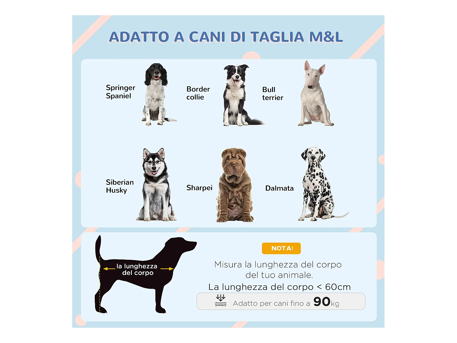 Cuccia per cani grandi in legno con pavimento rimovibile 84x99x87cm
