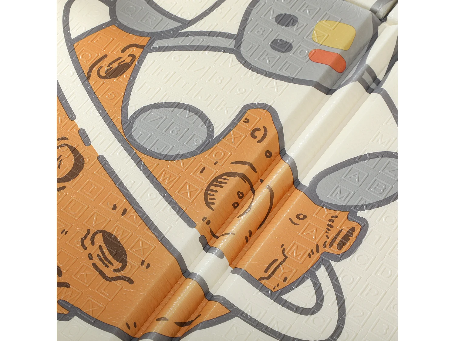 Tappeto per bambini 0-6 anni da 3.45㎡ a tema spazio in xpe multicolore