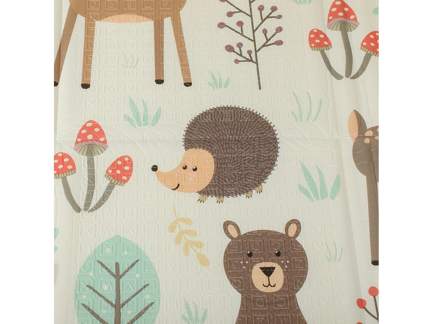 Tappeto per bambini 0-6 anni 3.45㎡ a tema foresta in xpe multicolore