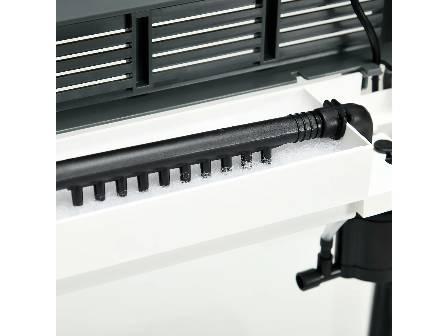 Acquario 13l a illuminazione led con pompa silenziosa in vetro e abs