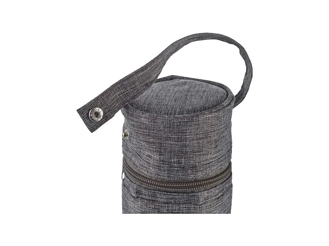 Porte biberon THERMOBABY - isotherme - gris chiné