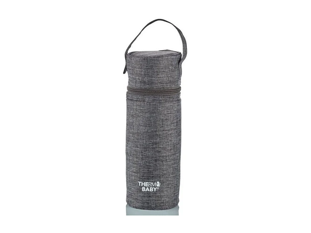Porte biberon THERMOBABY - isotherme - gris chiné