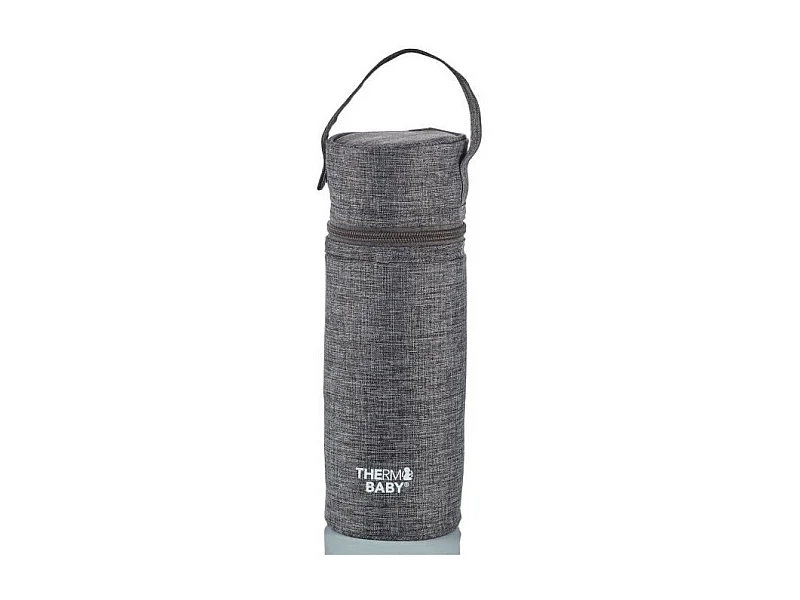 Porte biberon THERMOBABY - isotherme - gris chiné
