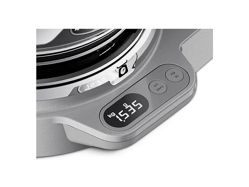 KENWOOD KVC85.124.SI - Robot patissier Titanium Chef Baker - 2 bols en inox 3,5L et 5L - Balance integree 6kg - Blender 1,8L - 1