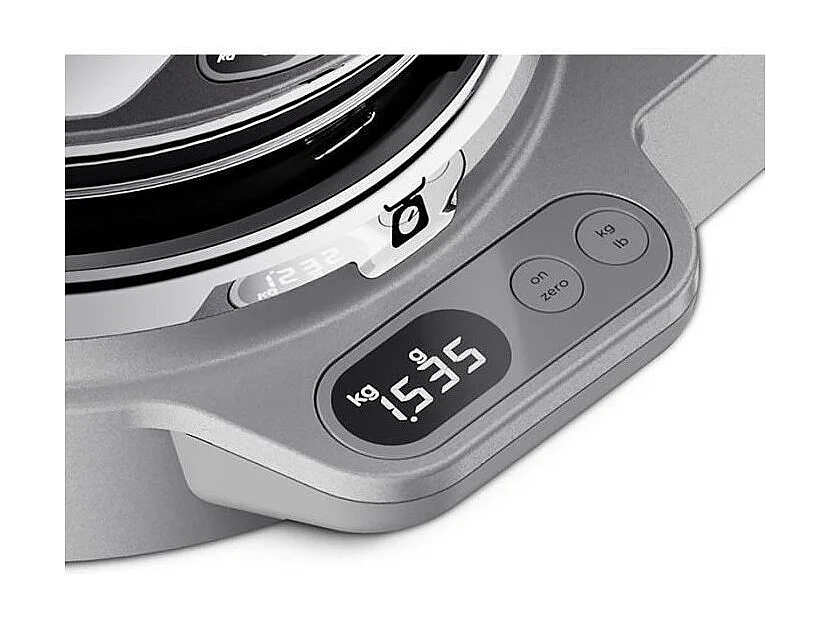 KENWOOD KVC85.124.SI - Robot patissier Titanium Chef Baker - 2 bols en inox 3,5L et 5L - Balance integree 6kg - Blender 1,8L - 1