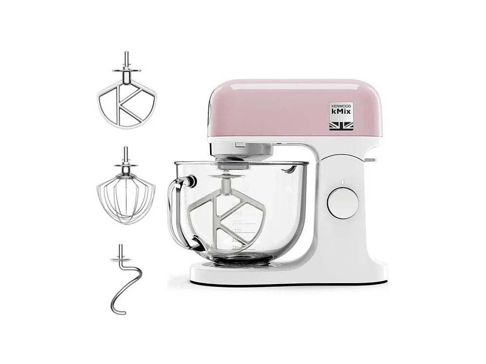 Robot pâtissier multifonction KENWOOD KMX754PP - - Moteur professionnel 1000W - 2 sorties pour accessoires - Bol en verre 5L av