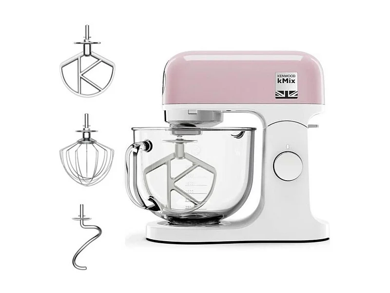 Robot pâtissier multifonction KENWOOD KMX754PP - - Moteur professionnel 1000W - 2 sorties pour accessoires - Bol en verre 5L av