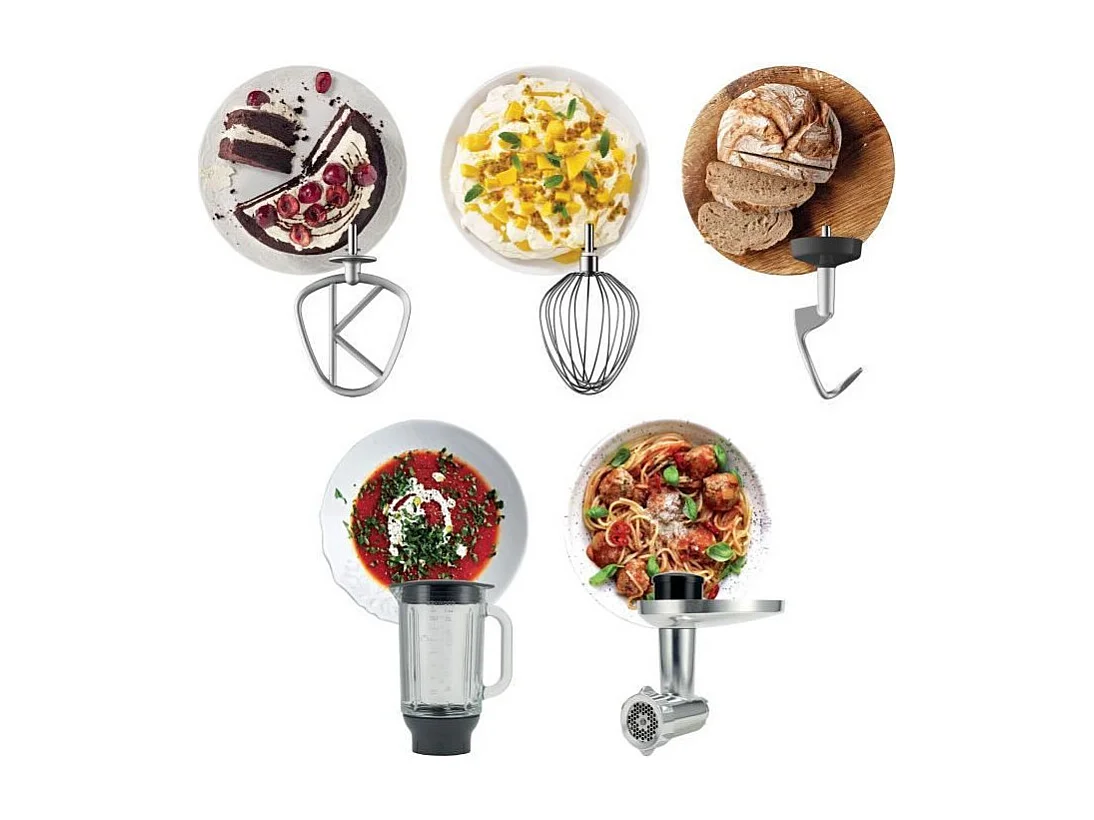 Robot patissier Chef XL 6,7L Blender + Hachoir metal - KENWOOD KVL4170S - Coloris Silver