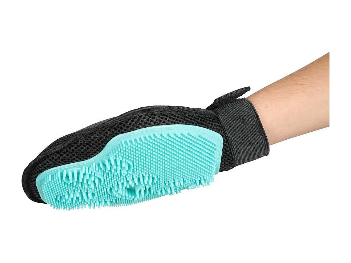 Gant de toilettage pour chien double face Anah