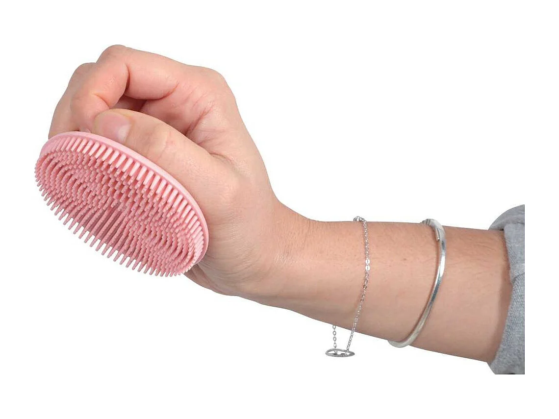 Brosse de toilettage pour chat en caoutchouc Anah