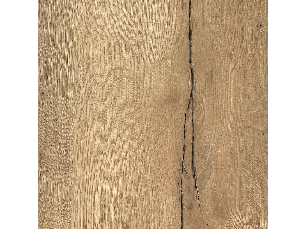 Table basse luxueuse et moderne en chêne Halifax avec pieds en métal noir et finition haut de gamme STILO