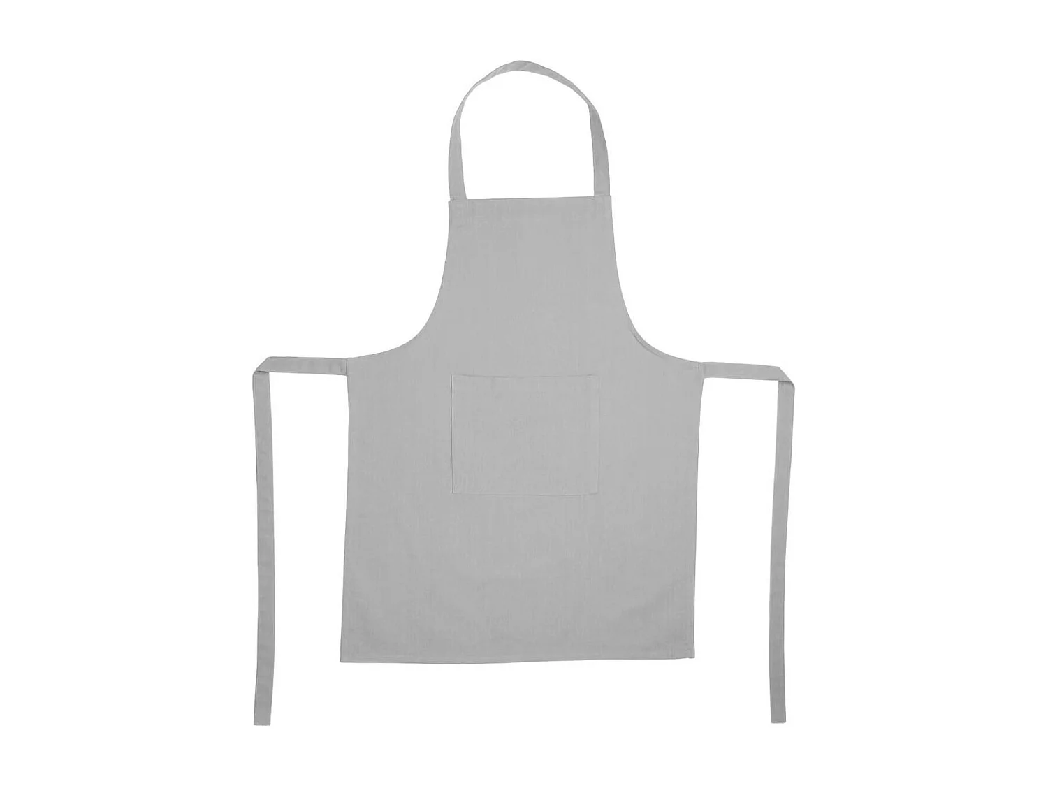 Tablier de Cuisine "Coton" 80cm Gris Clair