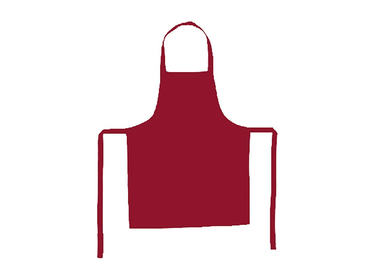 Tablier de Cuisine "Coton" 80cm Rouge