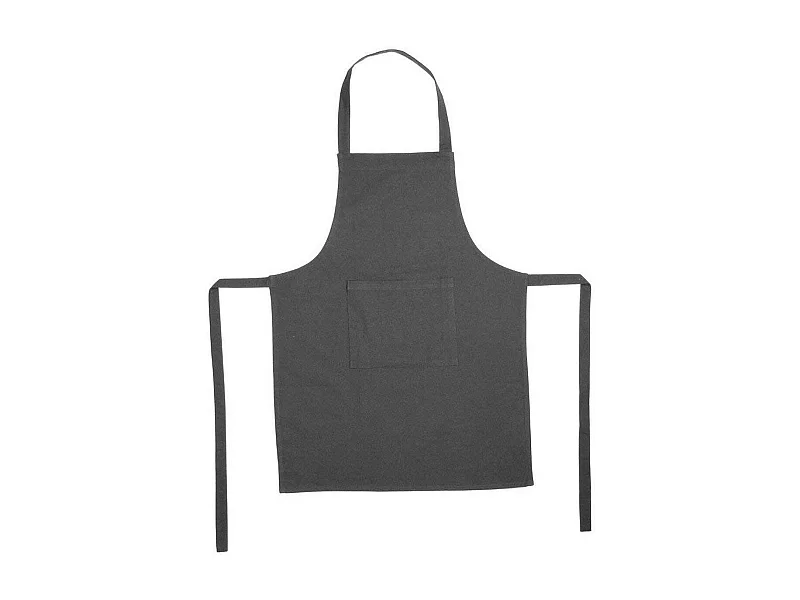 Tablier de Cuisine "Coton" 80cm Gris Foncé
