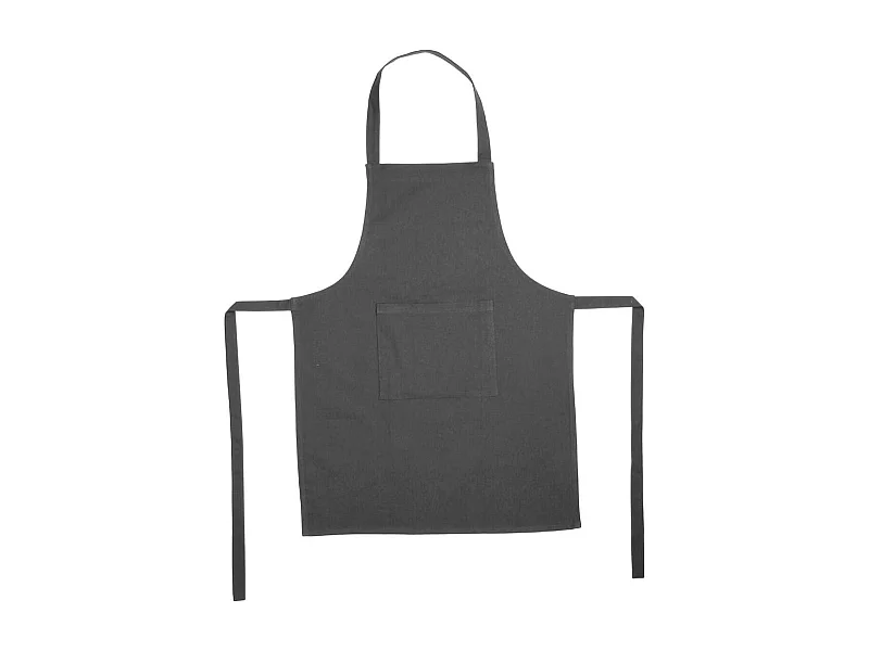 Tablier de Cuisine "Coton" 80cm Gris Foncé