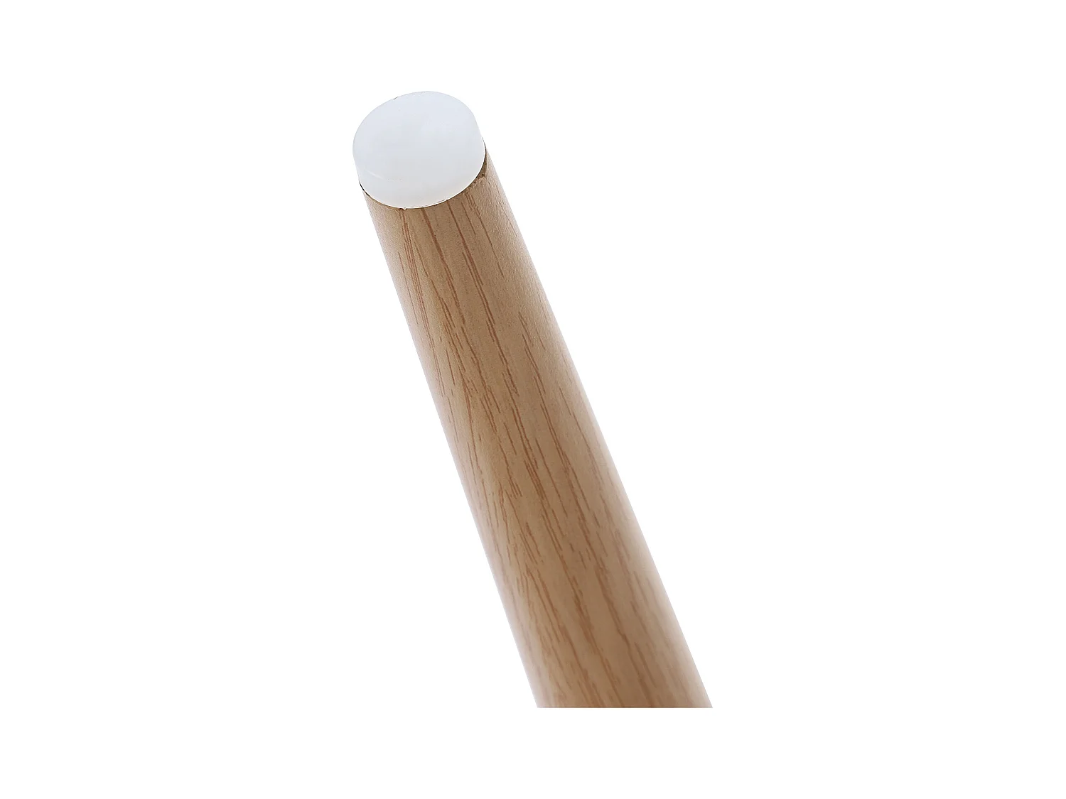 Lot de 4 chaises en rotin et Assise rembourrée en PU, beige