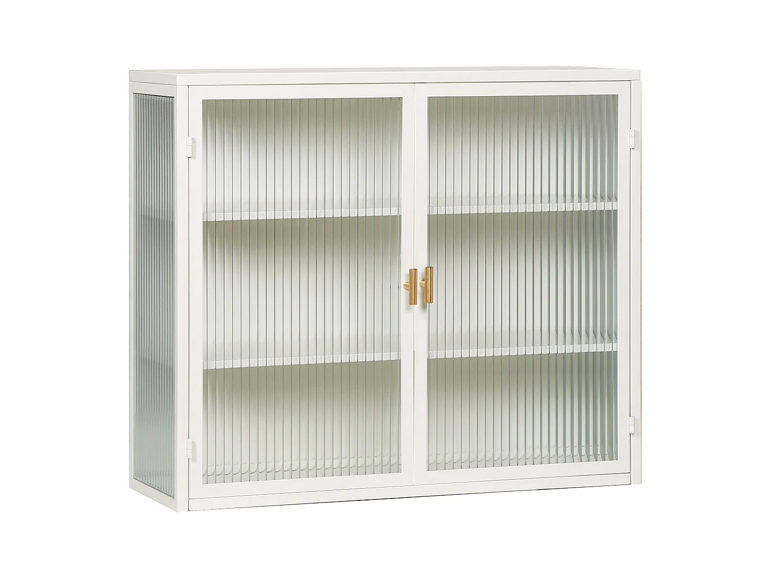 Aparador colgante de metal y cristal templado, moderno, con almacenaje, para salón o dormitorio, color verde, 80 x 35 x 60 cm