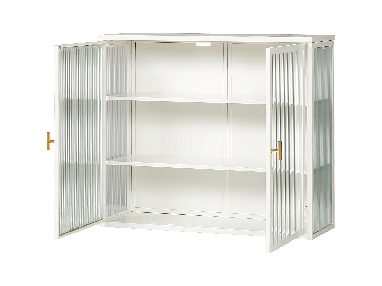 Aparador colgante de metal y cristal templado, moderno, con almacenaje, para salón o dormitorio, color verde, 80 x 35 x 60 cm