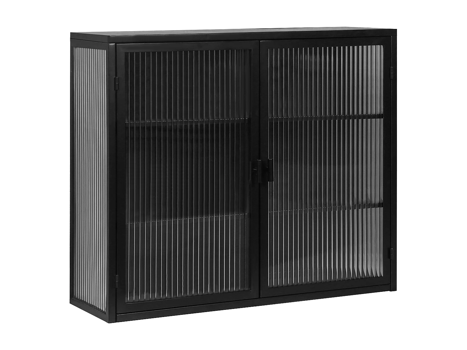 Aparador de pared de metal y cristal templado, moderno mueble de almacenaje para salón o dormitorio, color verde, 80x35x60 cm