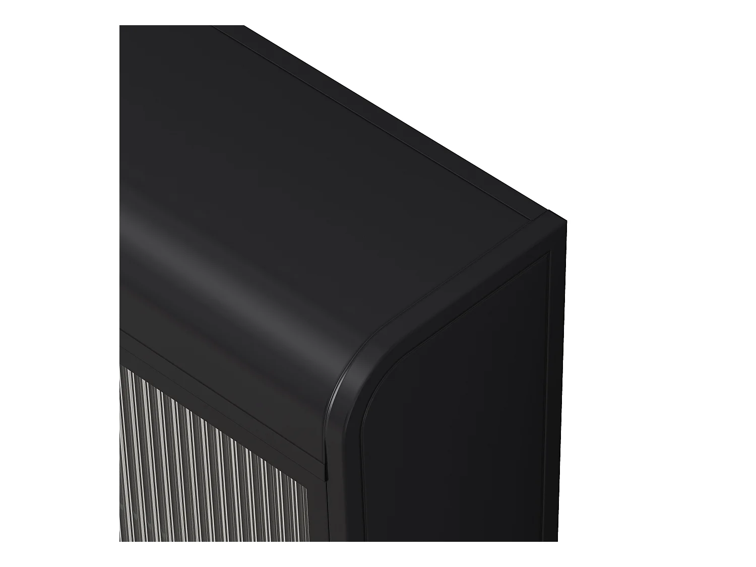 Móvel de parede com 3 portas, vidro temperado, metal, arrumação para cozinha, sala de estar, casa de banho, preto, 90x20x70 cm