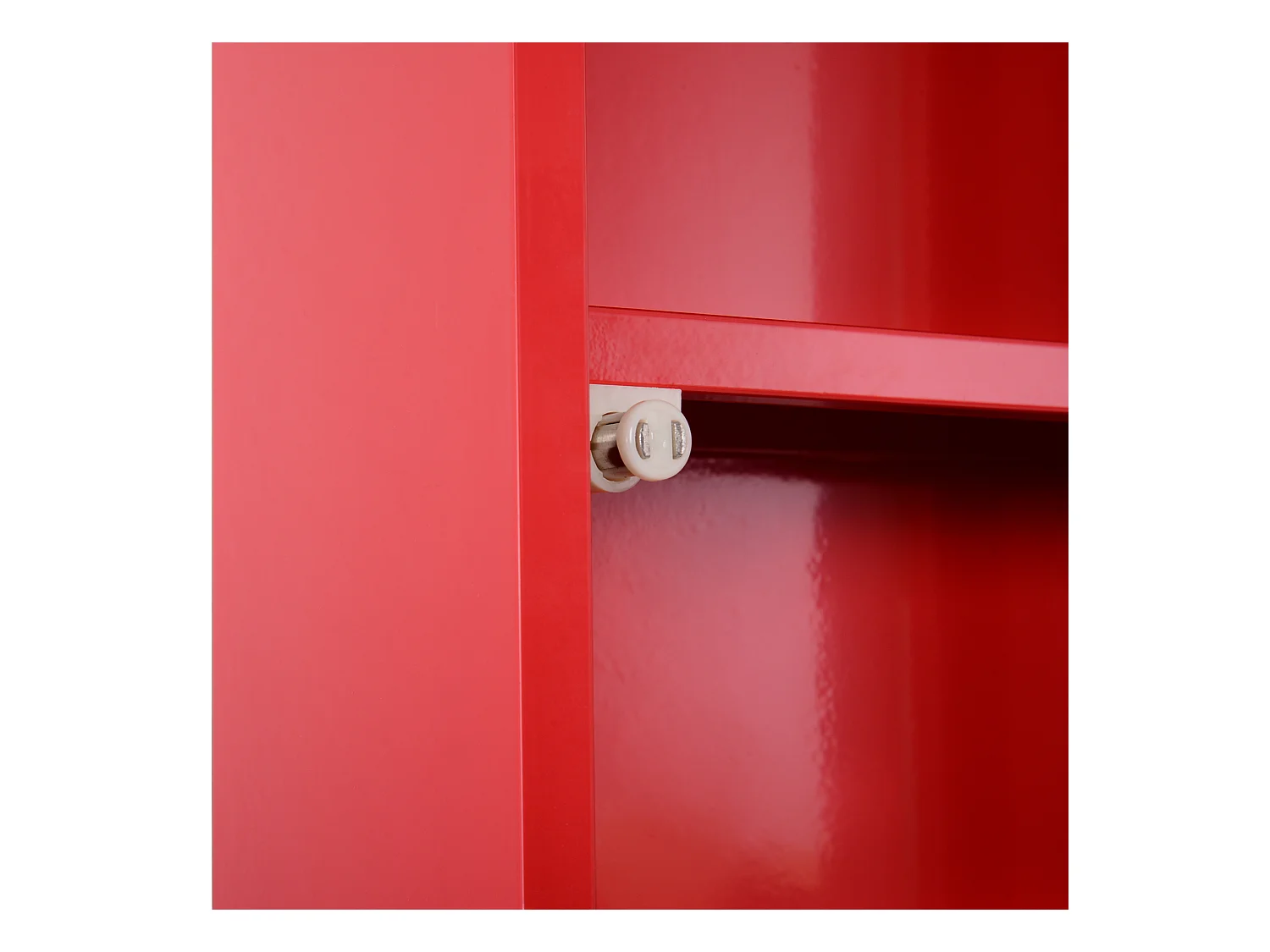 Botiquín de pared metálico con puerta de cristal esmerilado con cerradura 60x30x12 cm