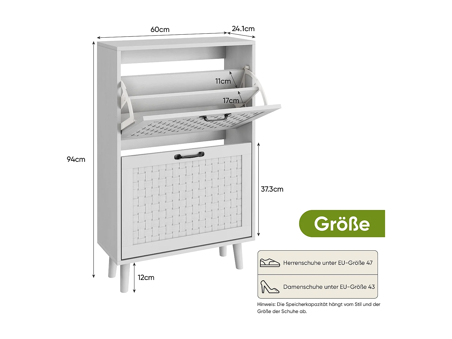 Sapateira compacta de madeira e rattan com armazenamento para entrada no corredor estilo boêmio 90×30×95cm