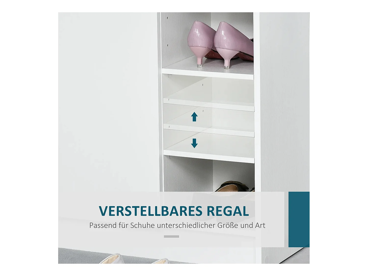 Zapatero de madera de 12 pares con estantes abiertos y armario 83x30x90cm roble claro