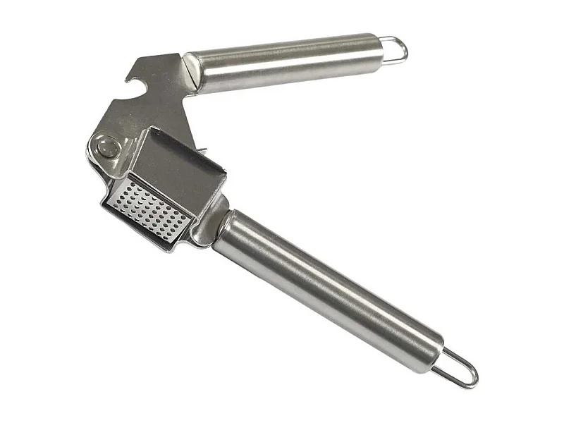 Presse ail manuel 2 en 1 avec décapsuleur en acier inoxydable