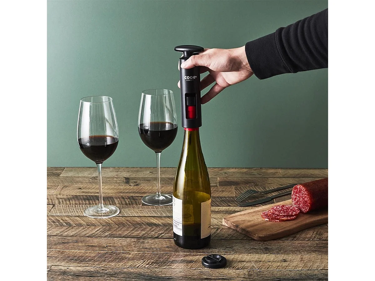 Ouvre-bouteille simple en plastique noir - Tire bouchon noir