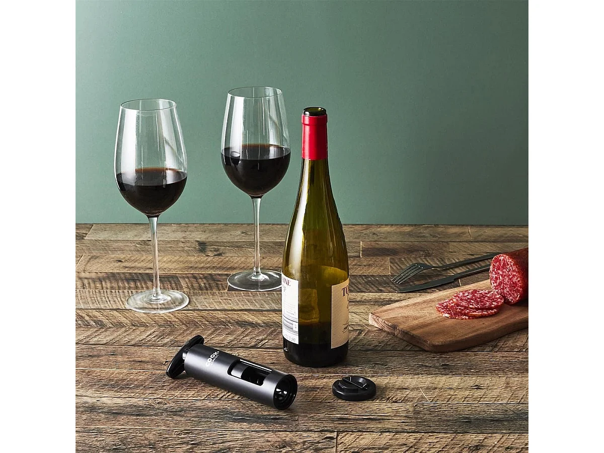 Ouvre-bouteille simple en plastique noir - Tire bouchon noir