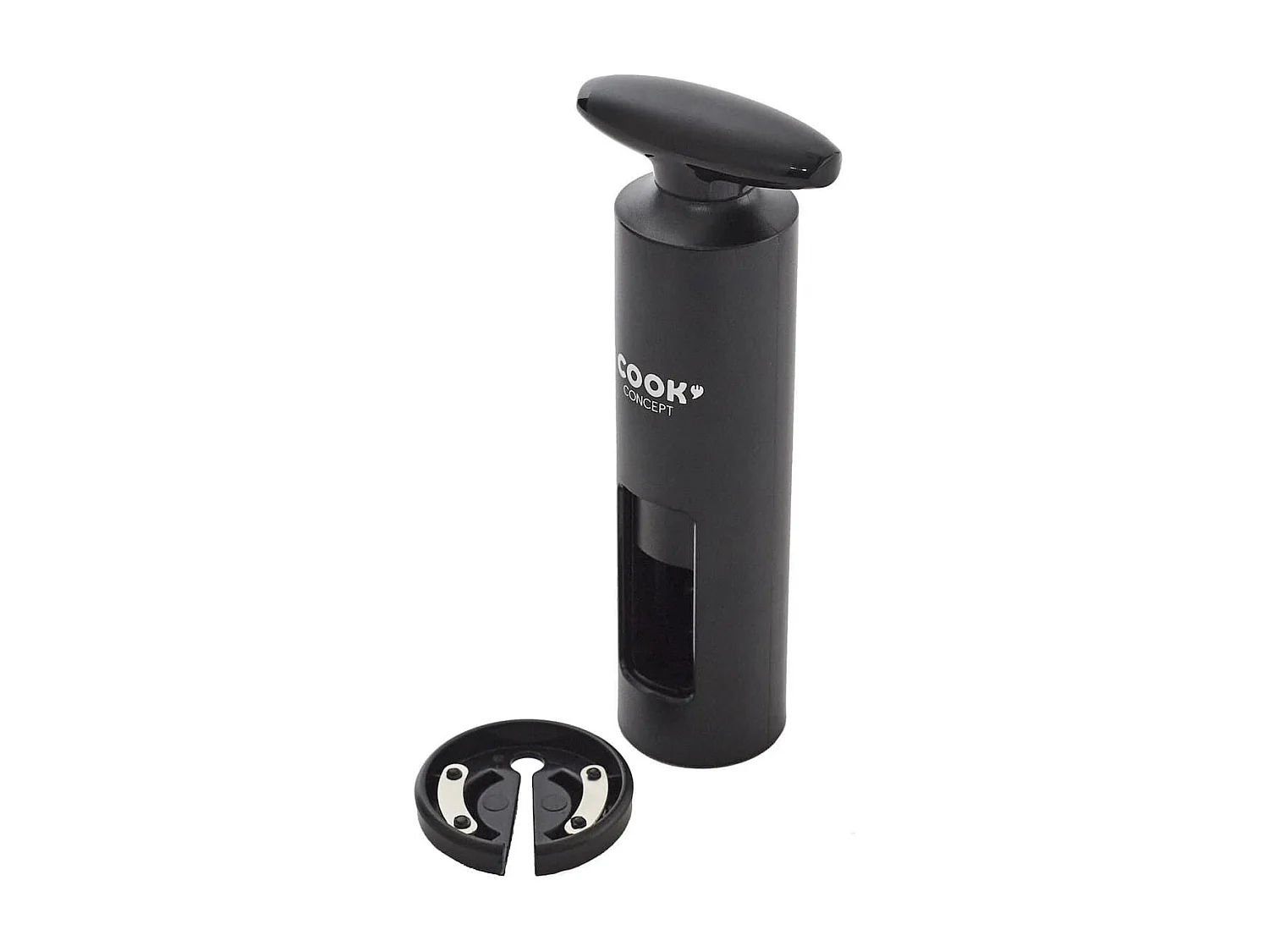 Ouvre-bouteille simple en plastique noir - Tire bouchon noir
