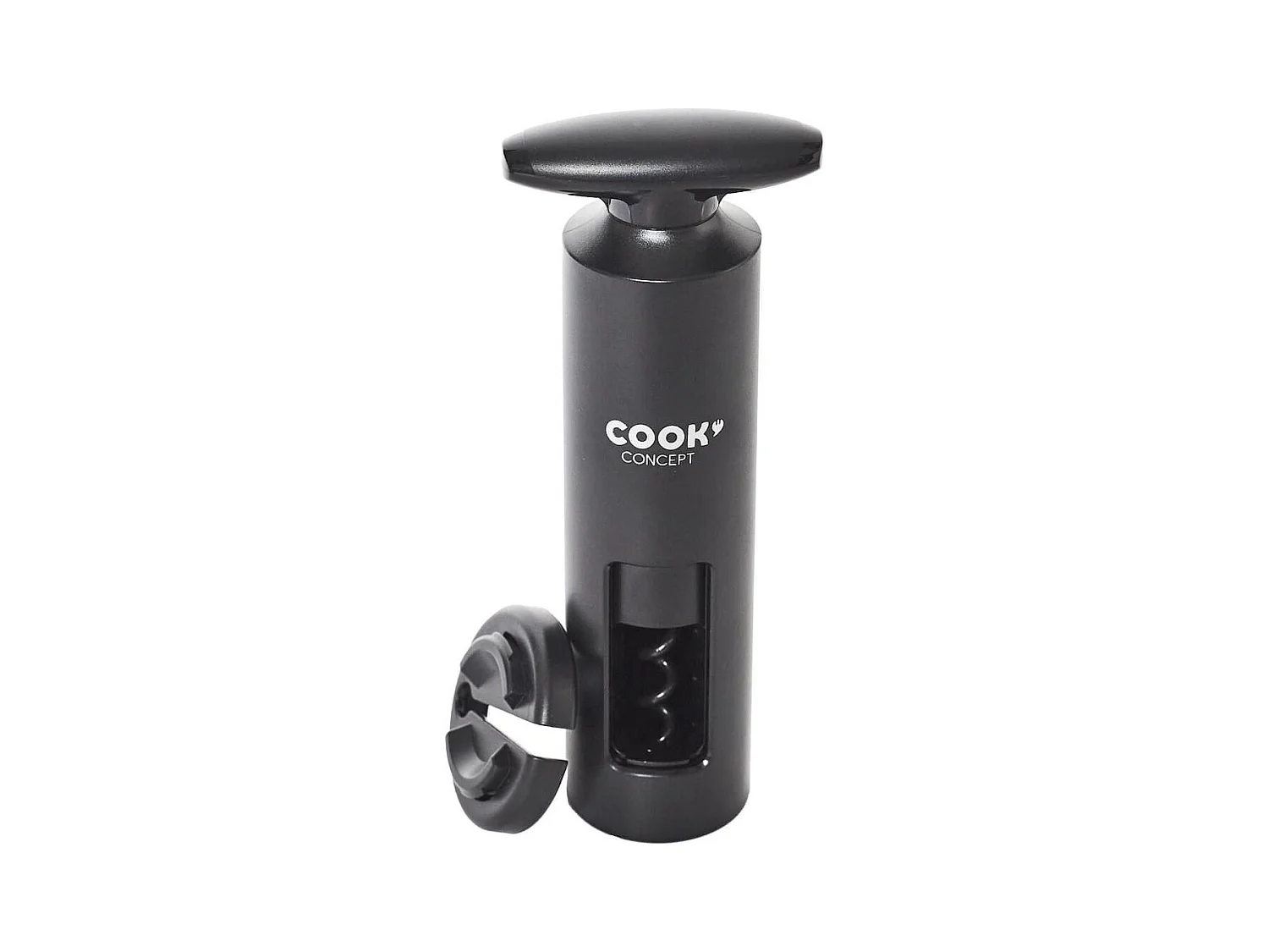 Ouvre-bouteille simple en plastique noir - Tire bouchon noir