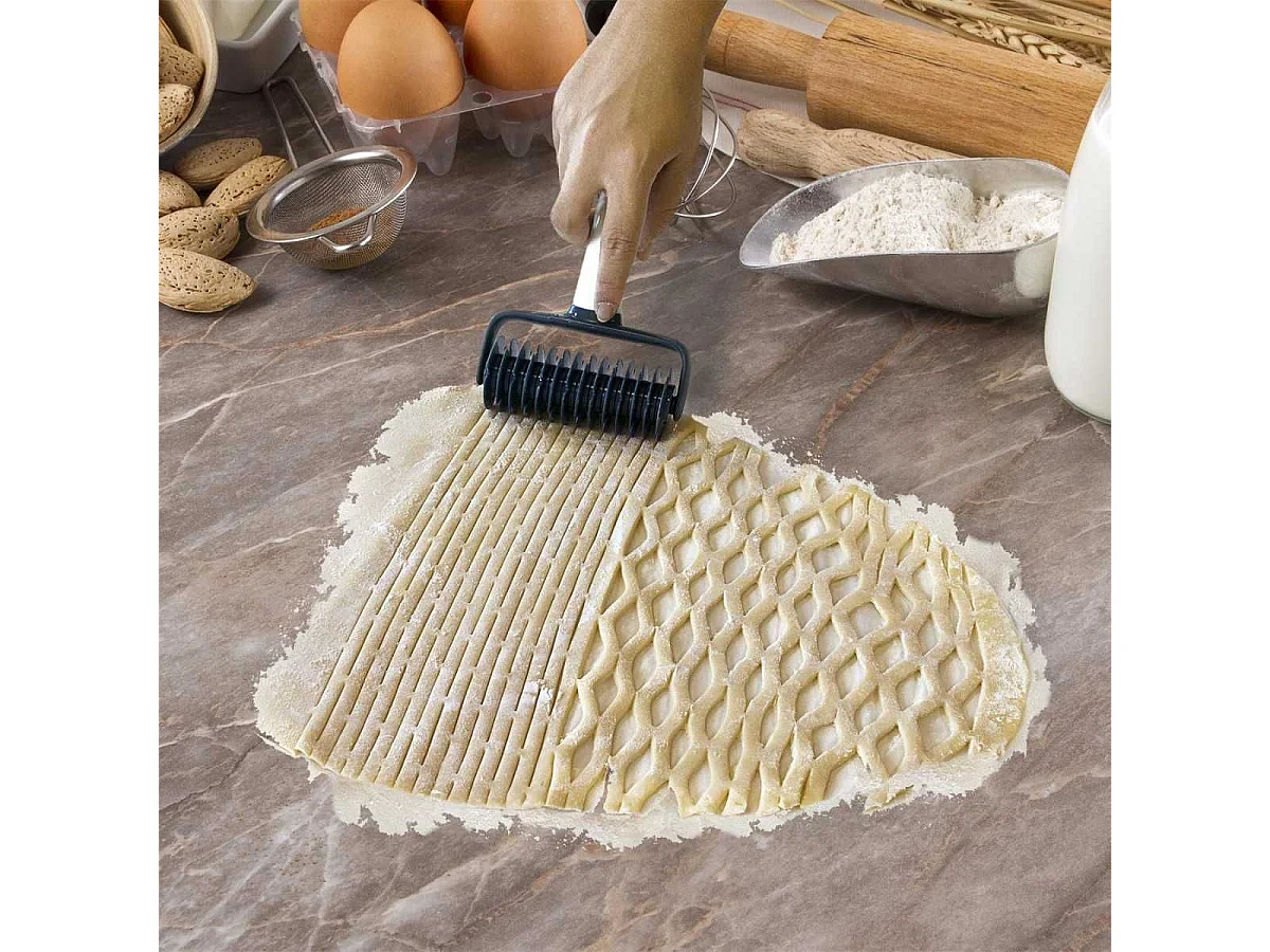 Rouleau de découpe décor de pâte en plastique