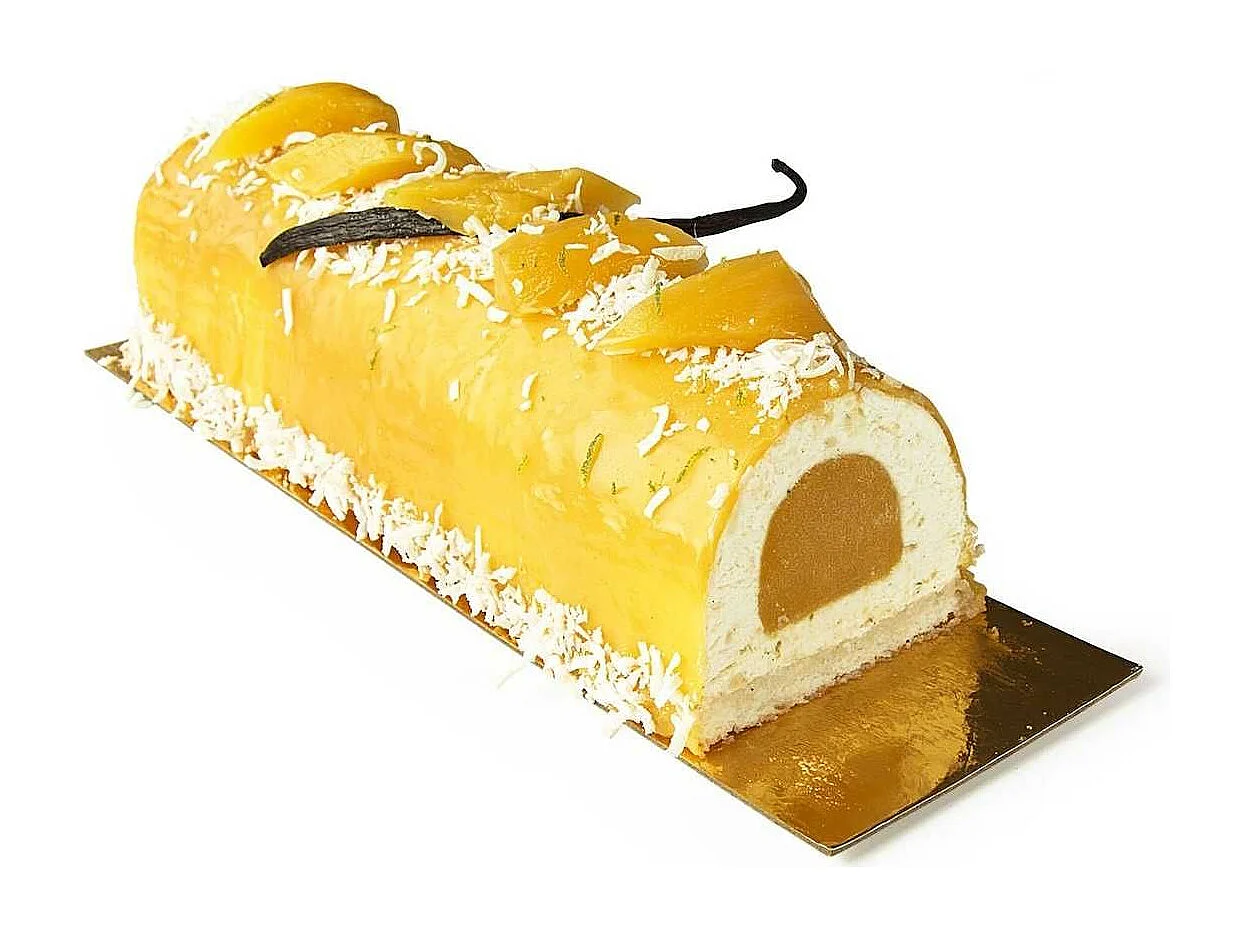 Moule à insert pour bûche 30 cm en acier inoxydable