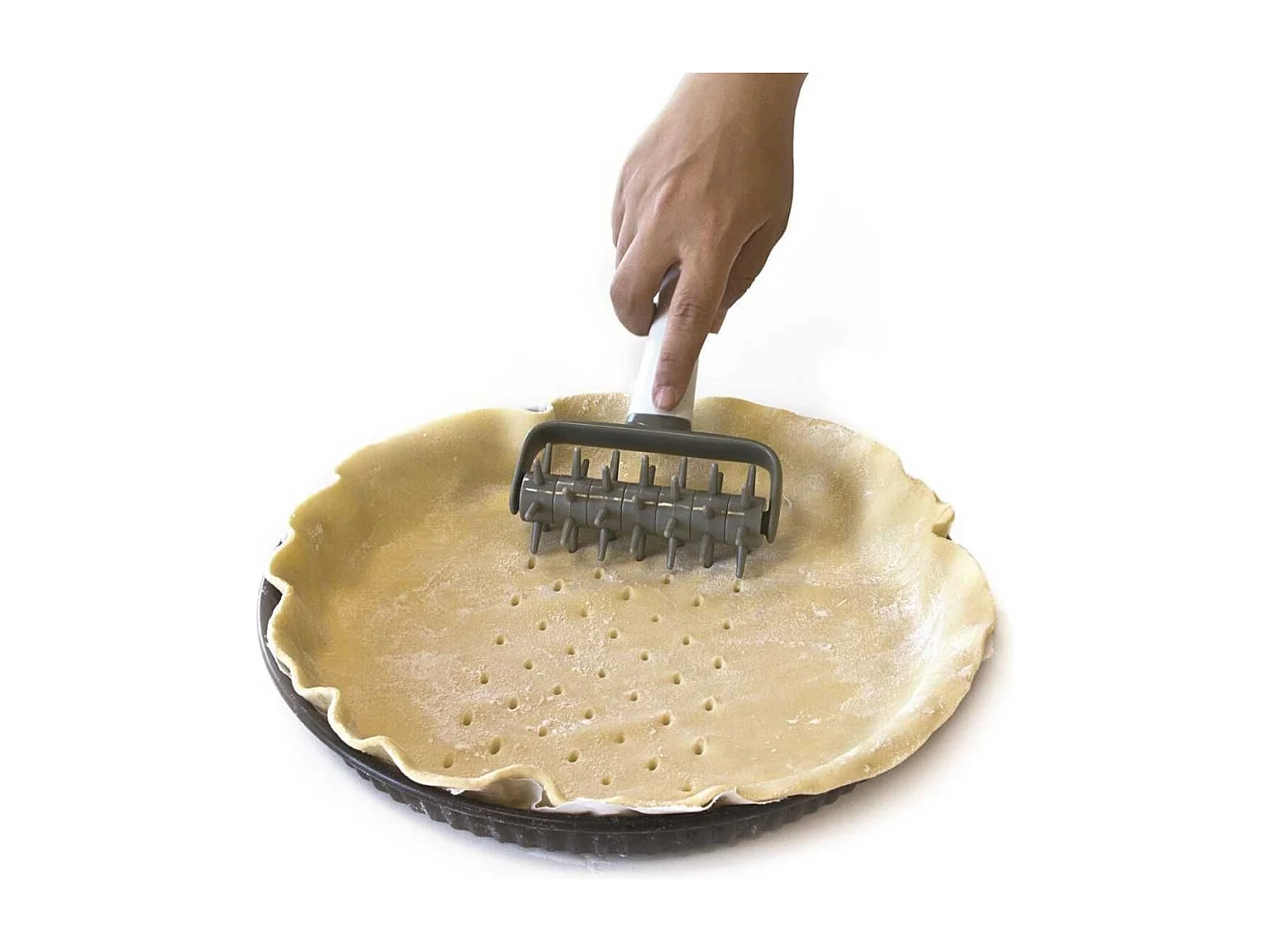 Rouleau aérateur de pâte en plastique