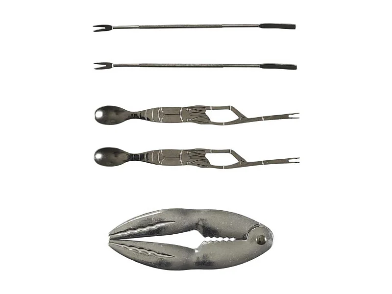 Coffret à crustacés 5 pièces en acier inoxydable