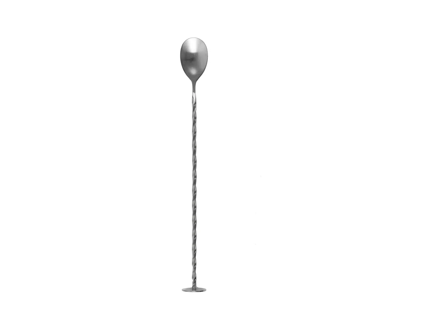 Cuillère à cocktail longue en acier inoxydable 25 cm