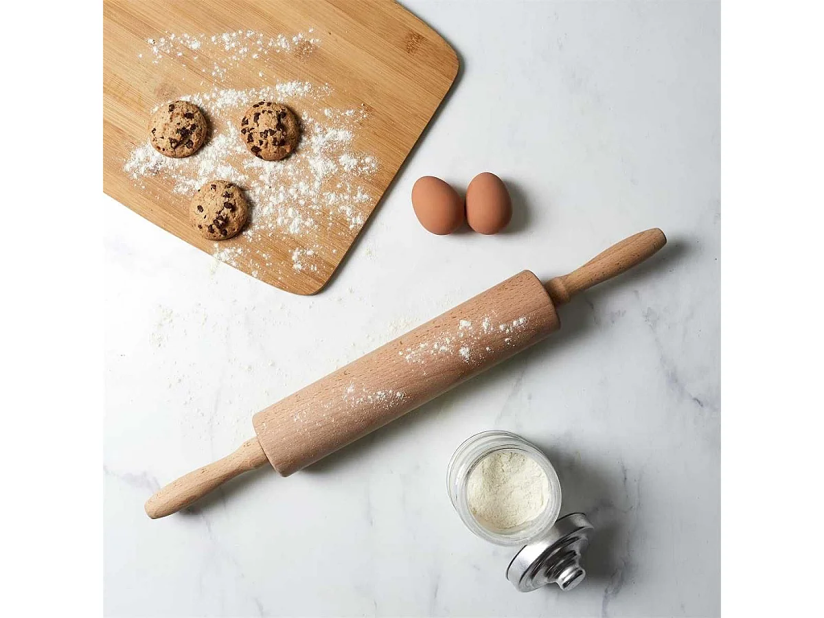 Rouleau à pâtisserie en bois de bouleau massif