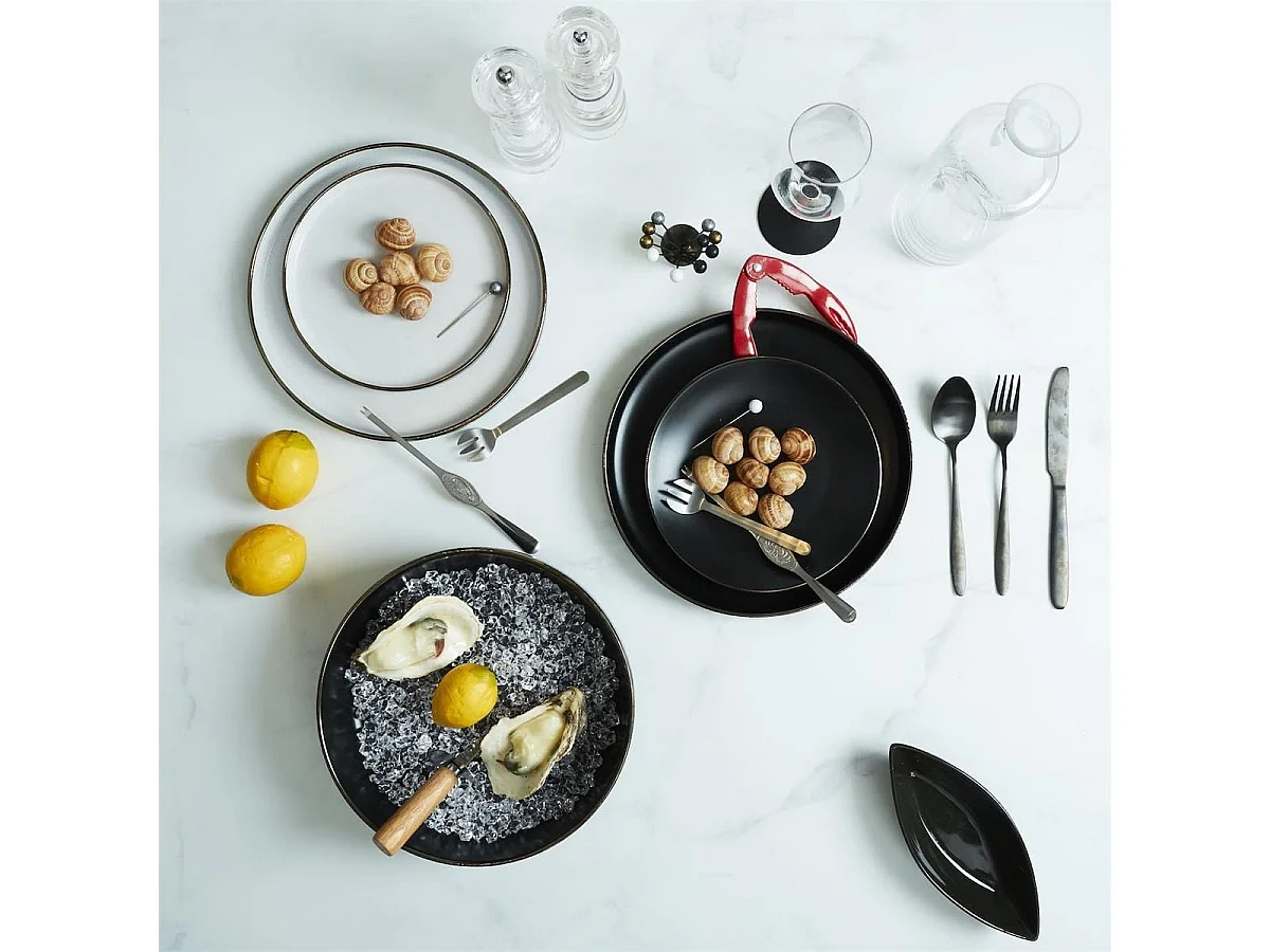 Set de 12 piques à bigorneaux inox avec support circulaire